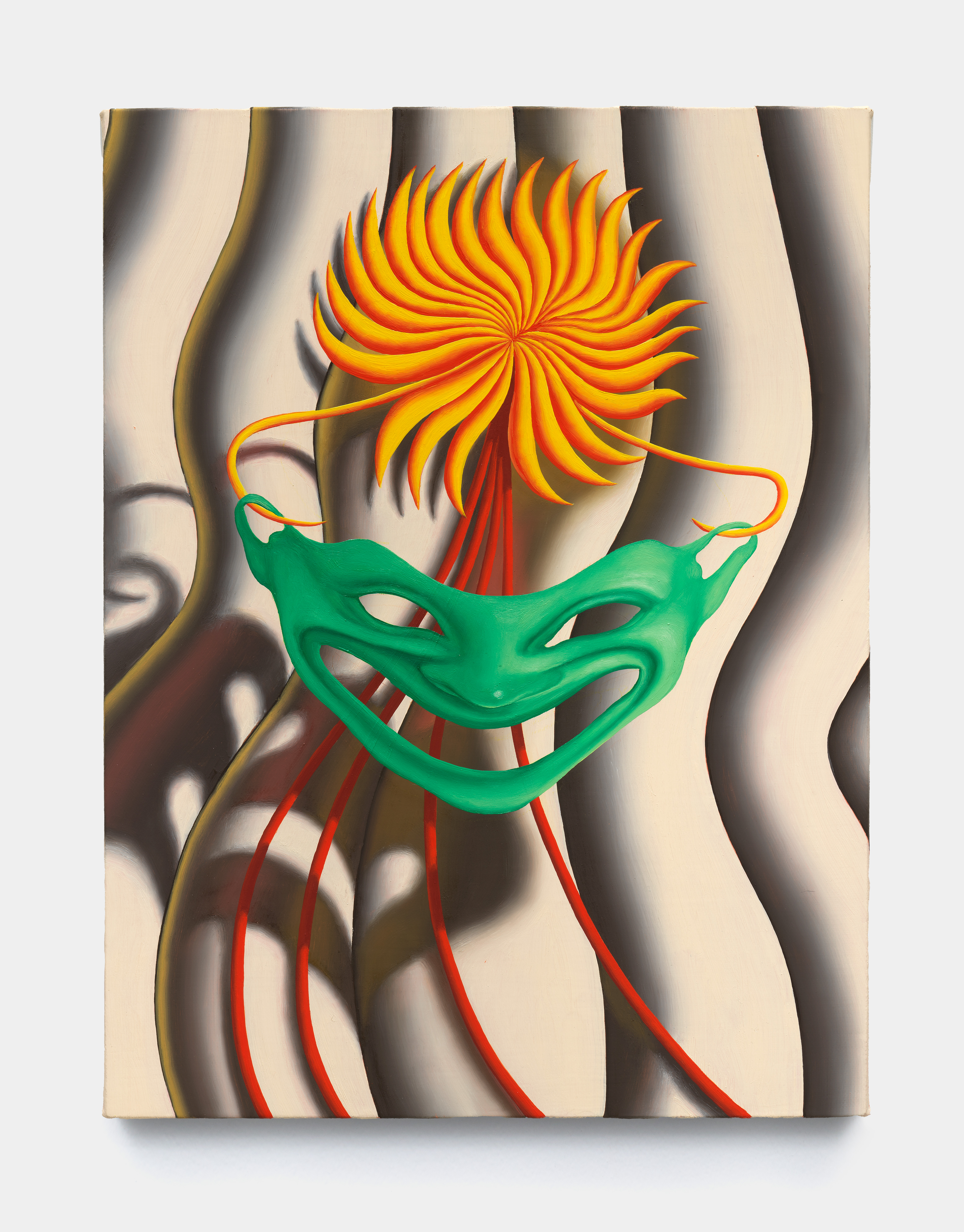 Sascha Braunig, Jester, 2025, Oil on linen over panel, 16 x 12 in.