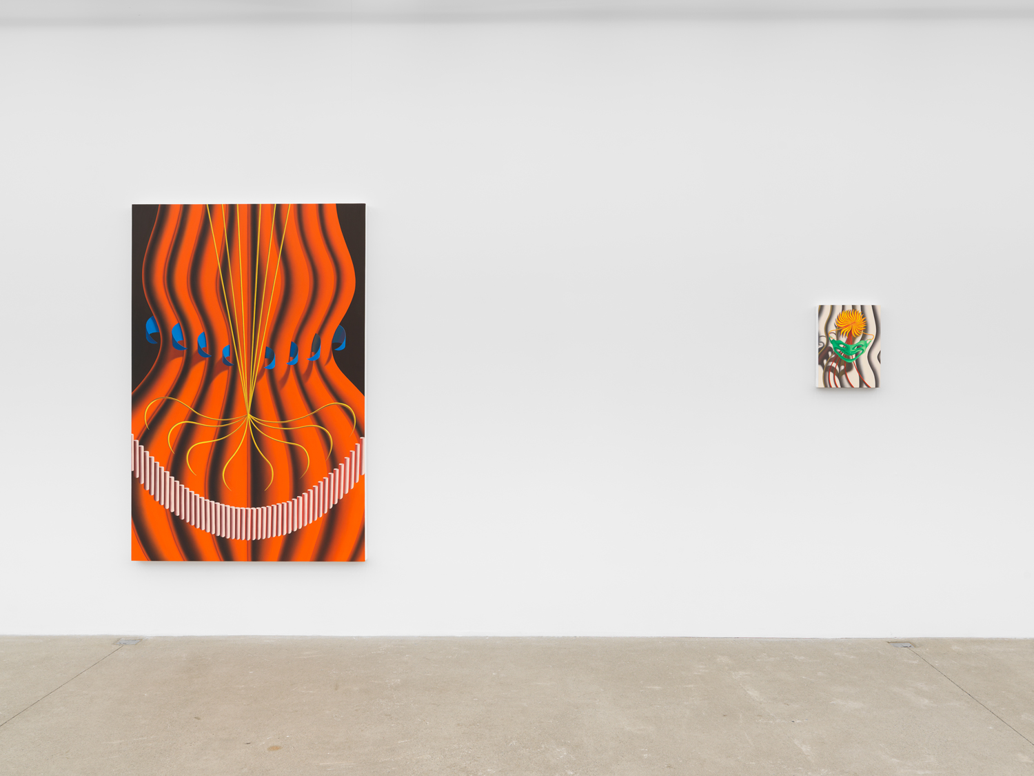 Installation view, Sascha Braunig: Cauldron, Magenta Plains, New York, NY, 2026