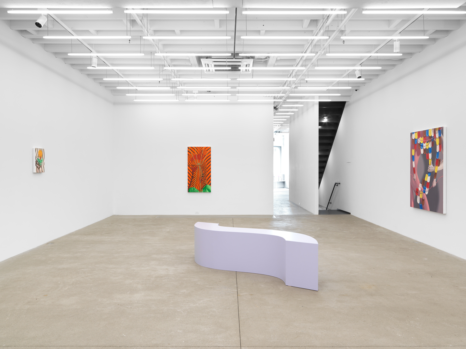 Installation view, Sascha Braunig: Cauldron, Magenta Plains, New York, NY, 2026