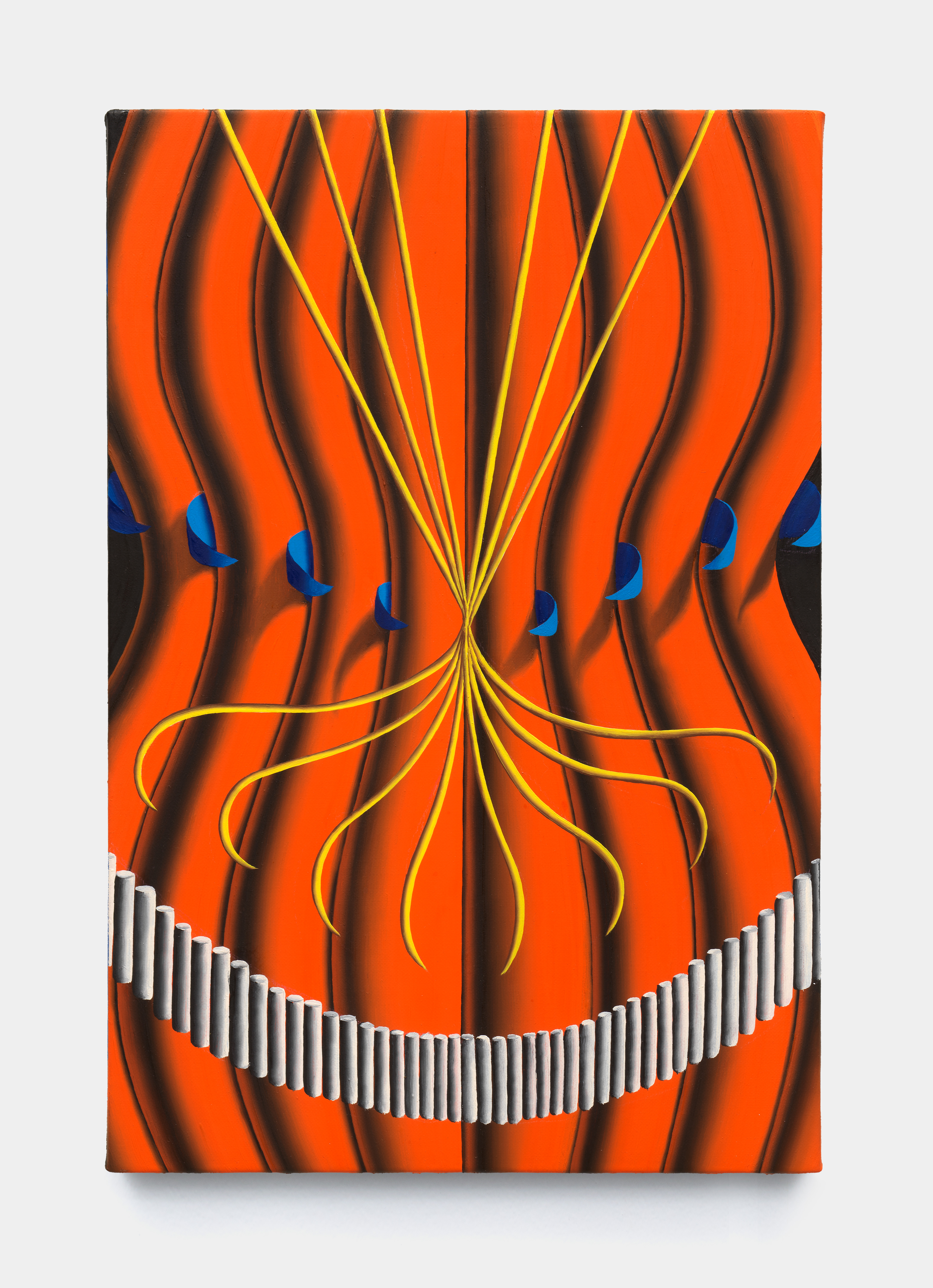 Sascha Braunig, Study for “Heart Hold” 2, 2025, Oil on linen over panel, 15 x 10 in.