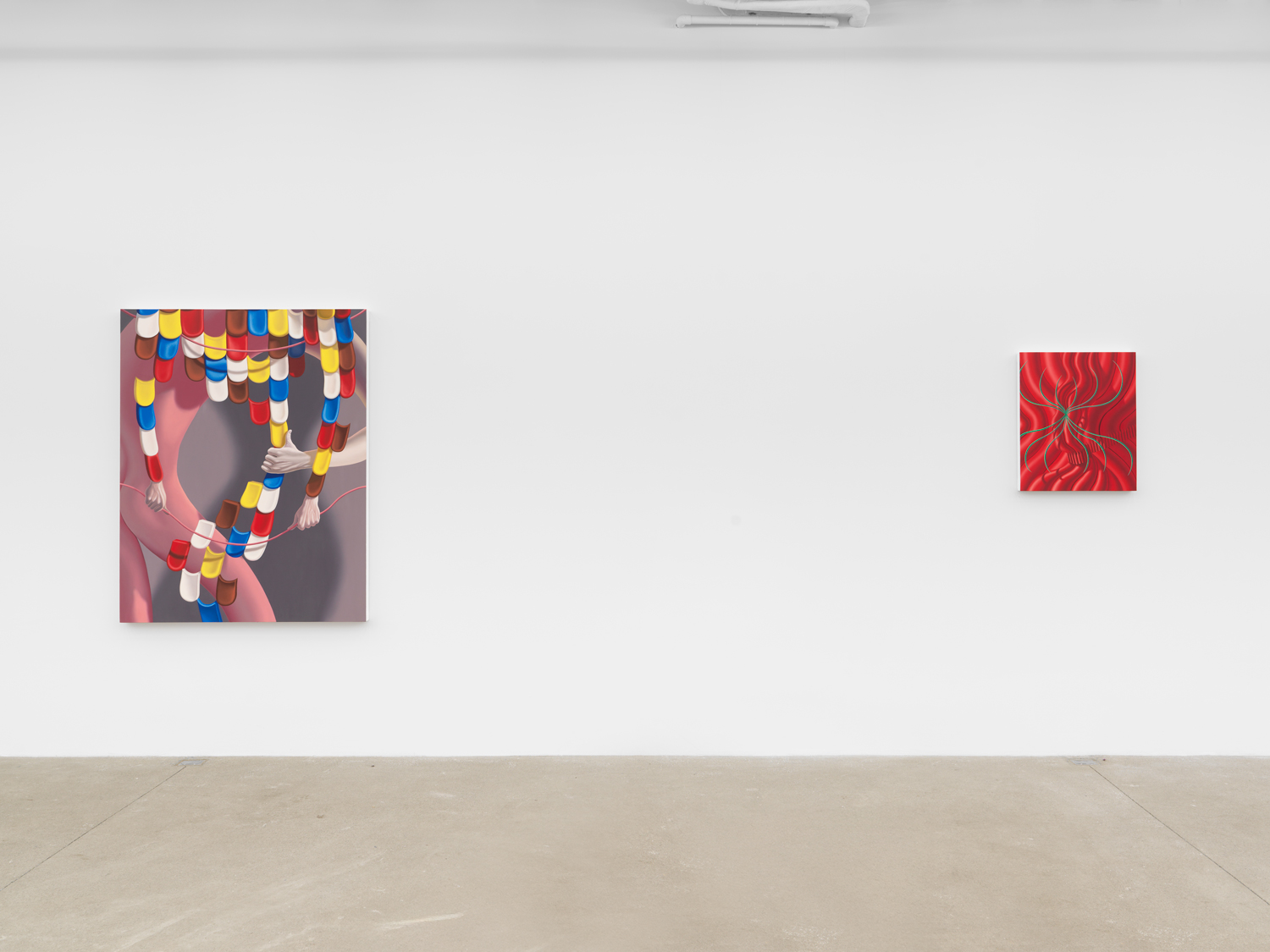 Installation view, Sascha Braunig: Cauldron, Magenta Plains, New York, NY, 2026