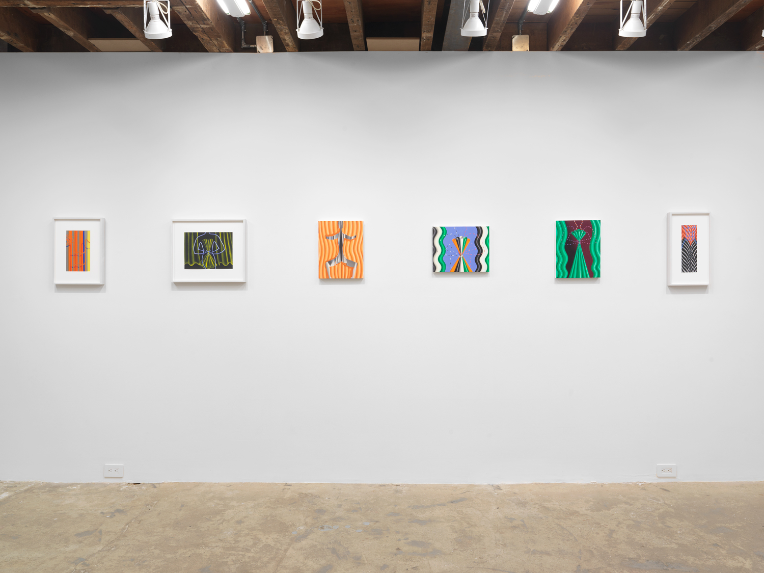Installation view, Sascha Braunig: Lay Figure, Magenta Plains, New York, NY 2022.
