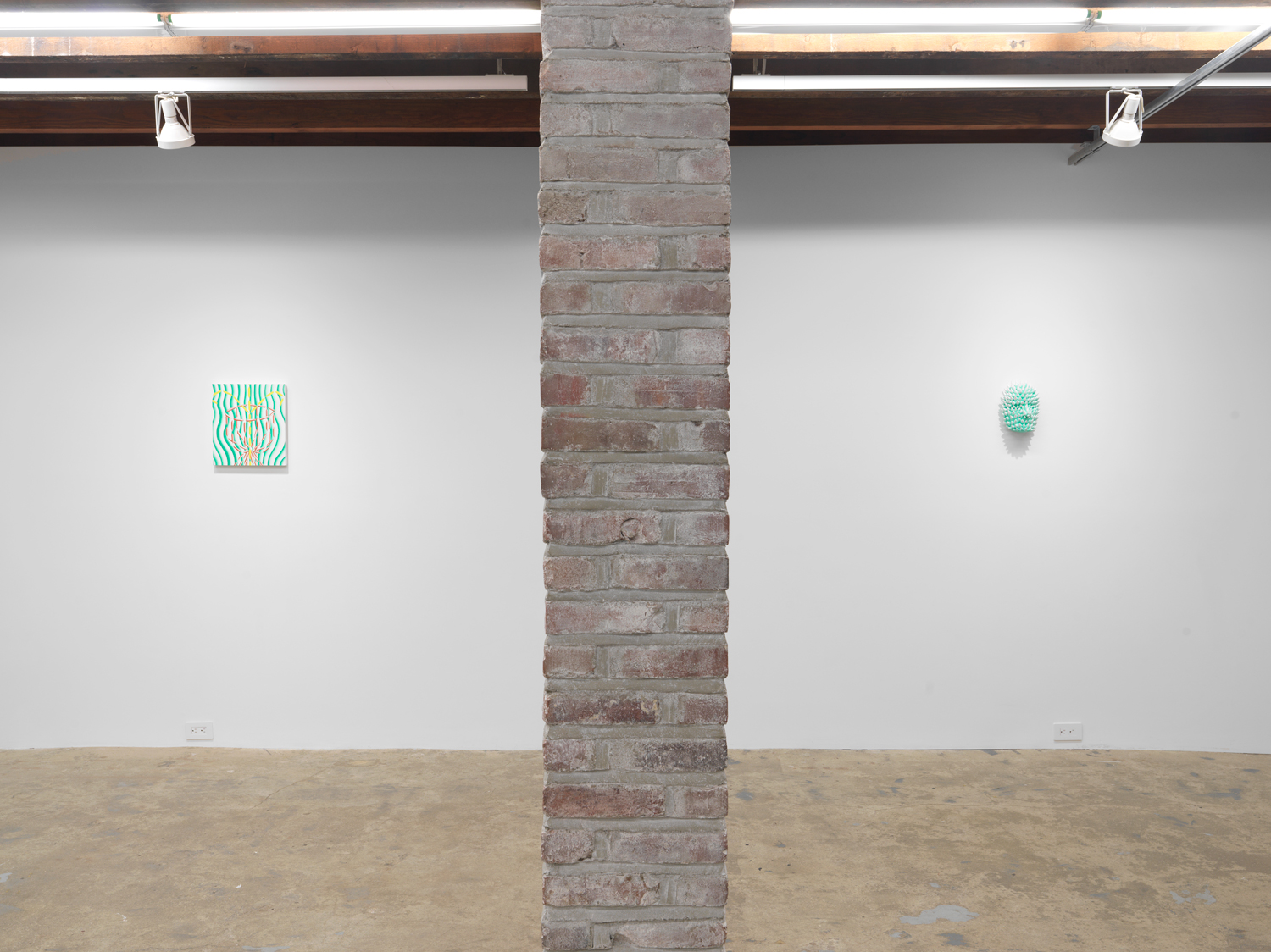 Installation view, Sascha Braunig: Lay Figure, Magenta Plains, New York, NY 2022.