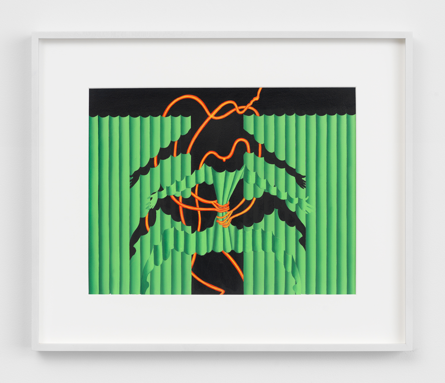 Sascha Braunig, Untitled Study, 2020, Oil on Arches oil paper, 11.75h x 15.25w in.