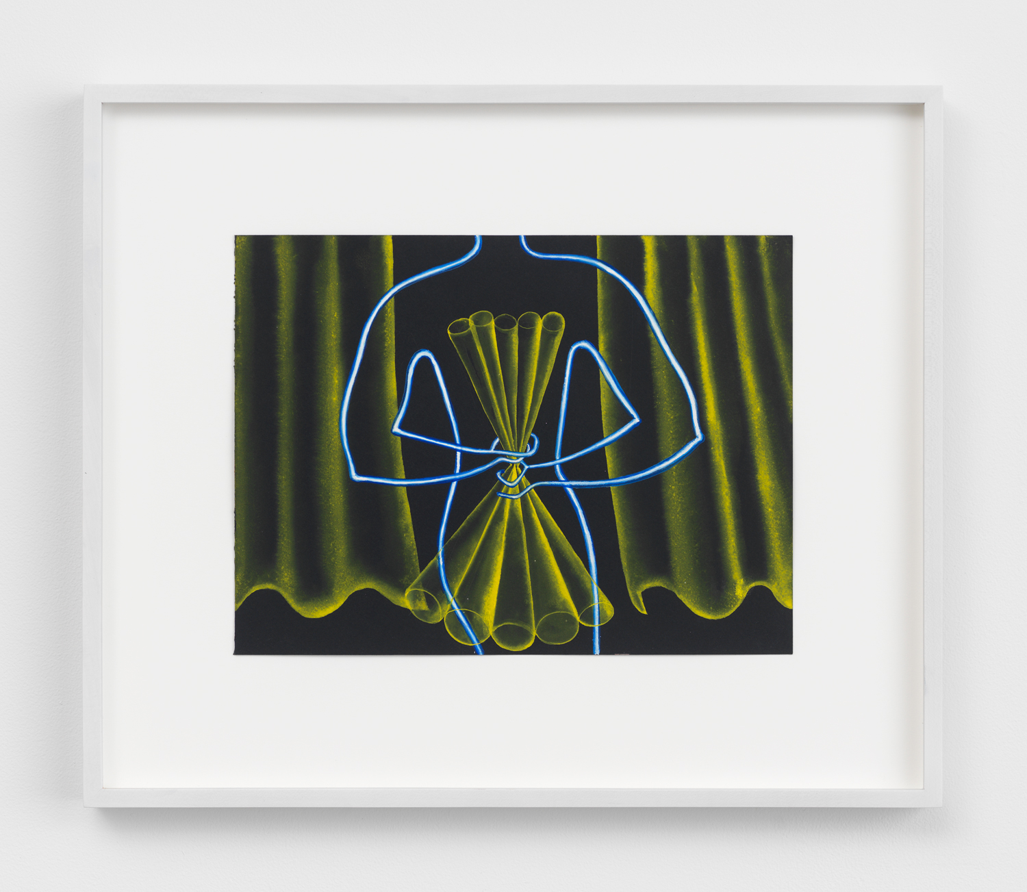 Sascha Braunig, Untitled Study, 2021, Watercolor and gouache on paper, 9h x 12w in.