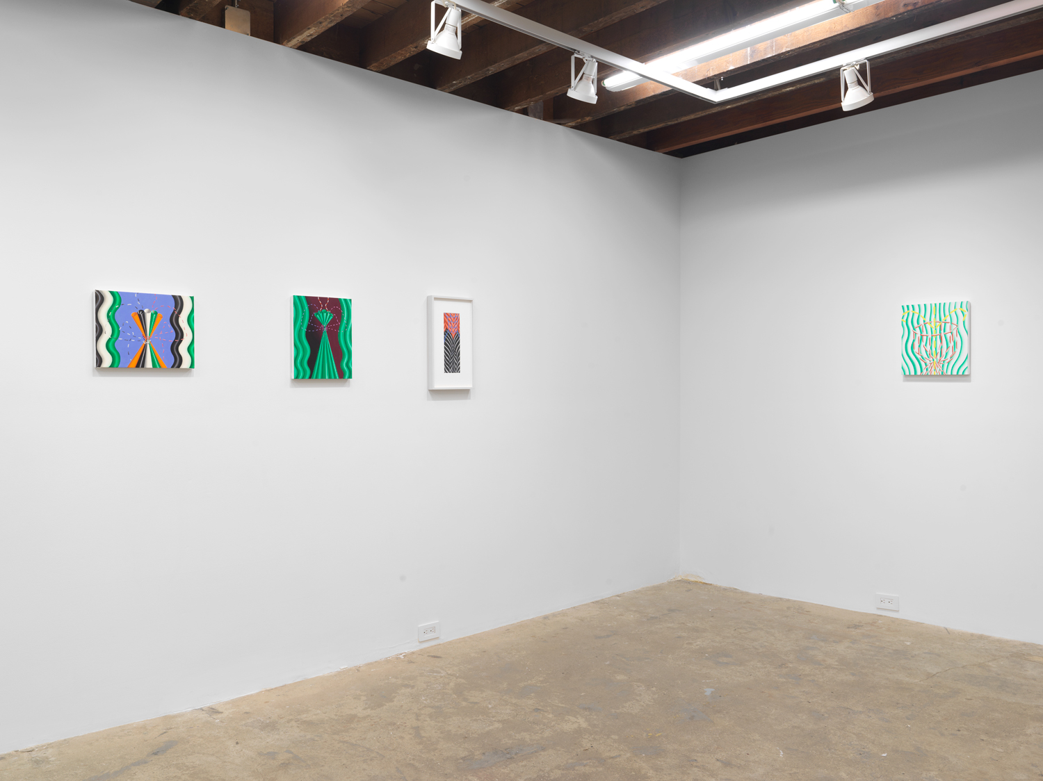 Installation view, Sascha Braunig: Lay Figure, Magenta Plains, New York, NY 2022.