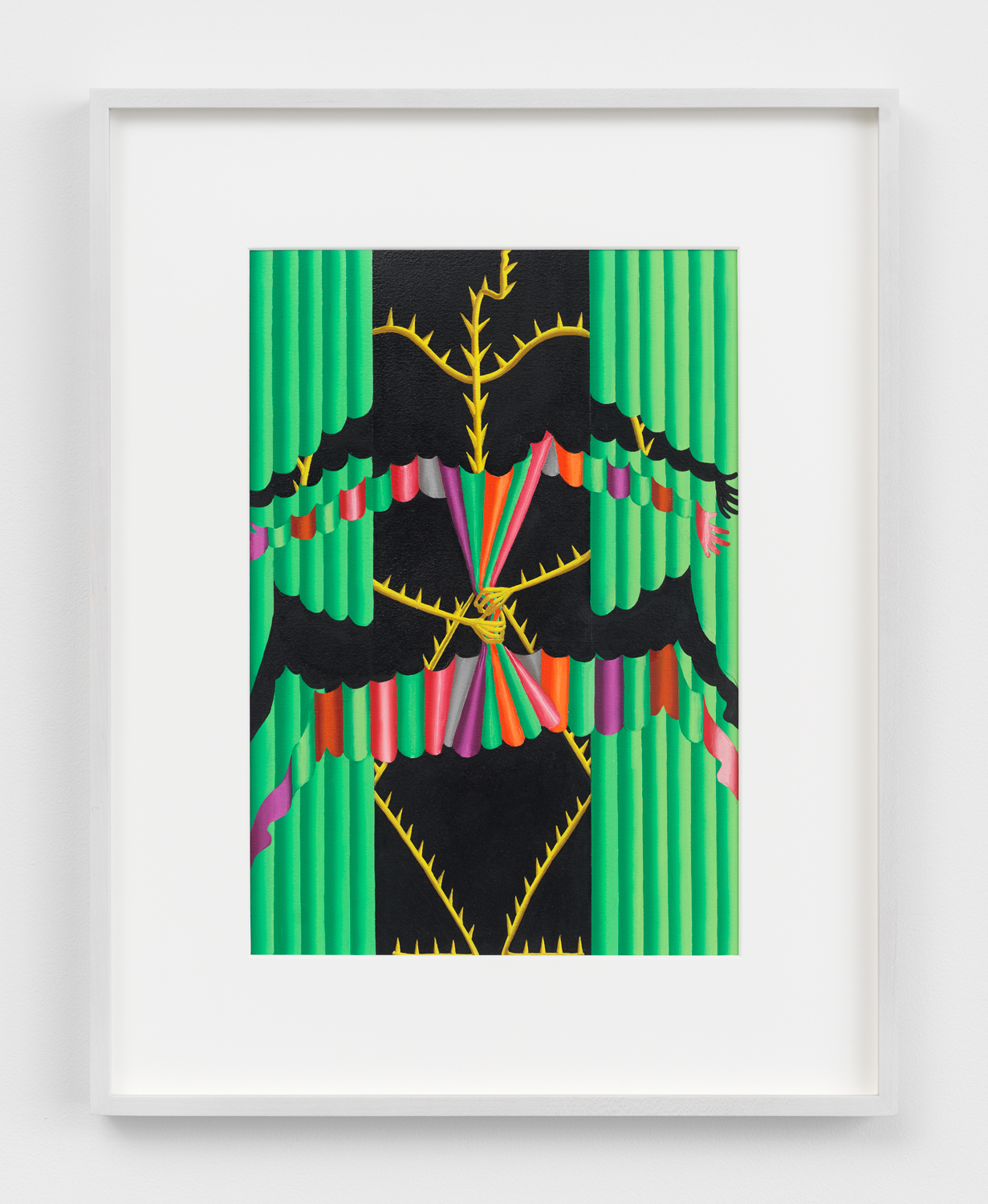 Sascha Braunig, Untitled Study, 2020, Oil on Arches oil paper, 14.375h x 10w in.