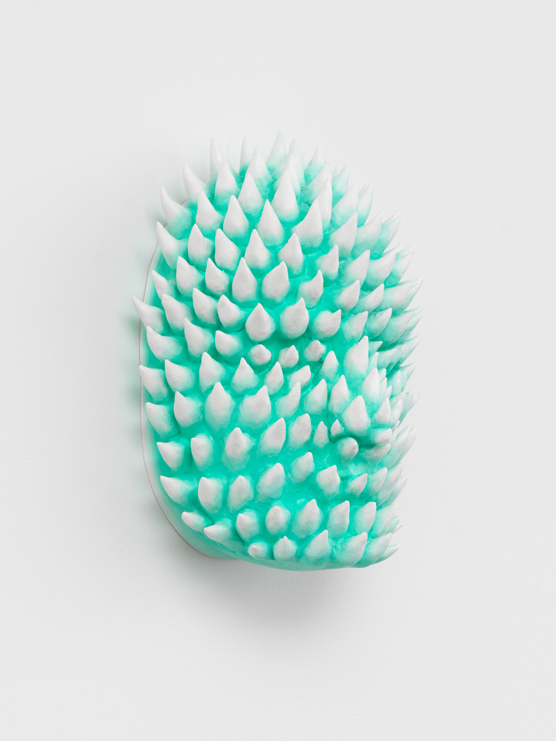 Sascha Braunig, Chiton, 2021, Oil on cast bronze, uniquely hand painted by the artist, 9.5h x 7w x 5d in.