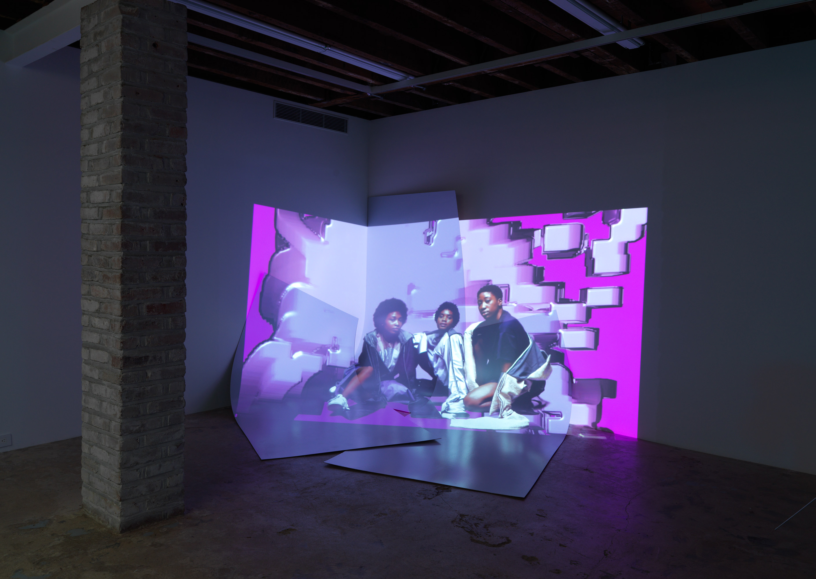 Installation view, Skip Zone, Magenta Plains, New York, NY, 2017