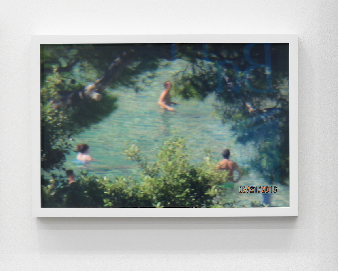 Barbara Ess, Bathers (from Terrace), 2016/2019, Archival pigment print, 12 x 18 in.