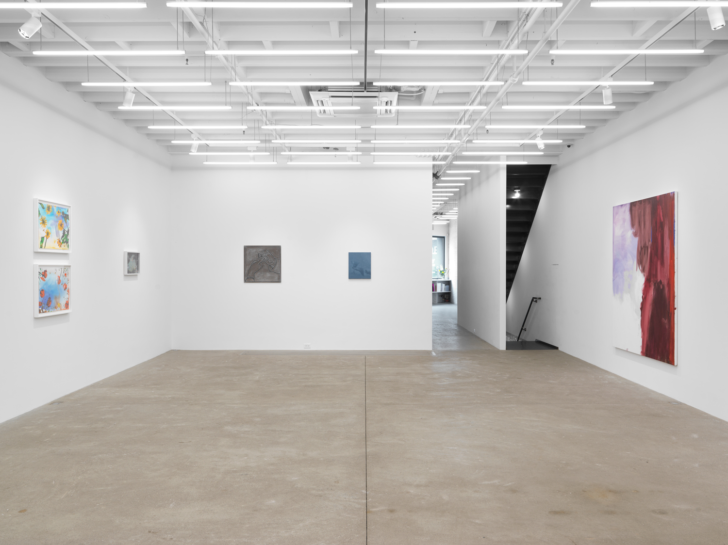 Installation view, Swim Hole, Magenta Plains, New York, NY 2024