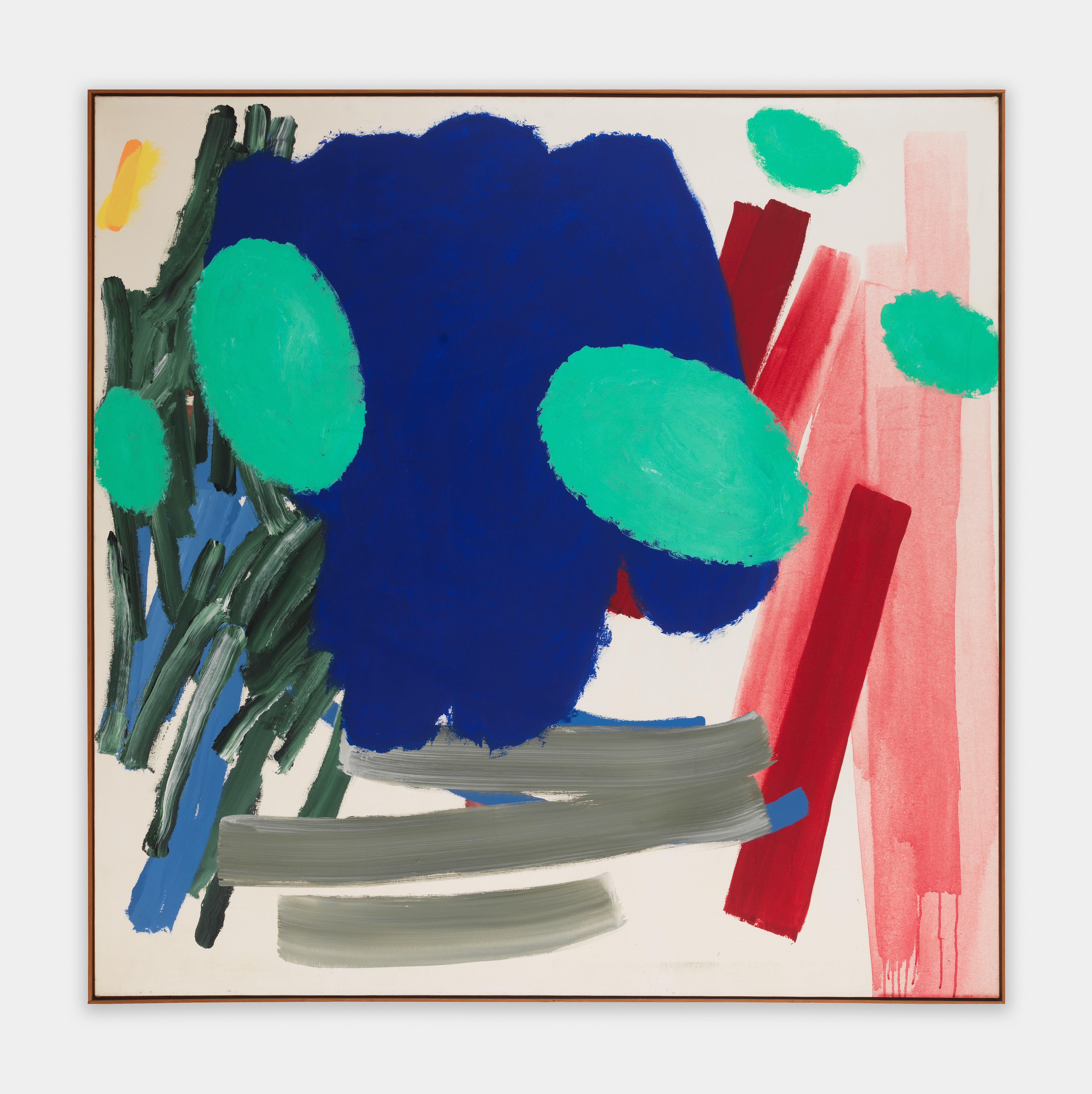 Martha Diamond, Untitled, 1974, Oil on linen, 66 x 66 in.