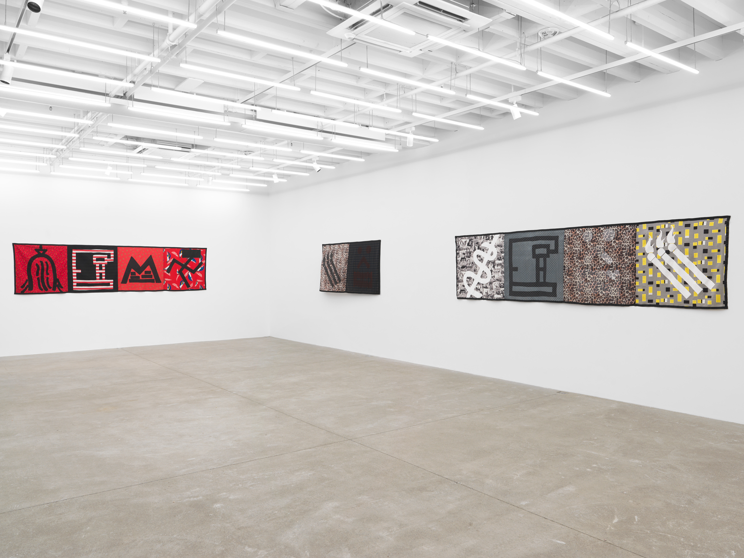 Installation view, Tina Girouard: Conflicting Evidence, Magenta Plains, New York, NY, 2024