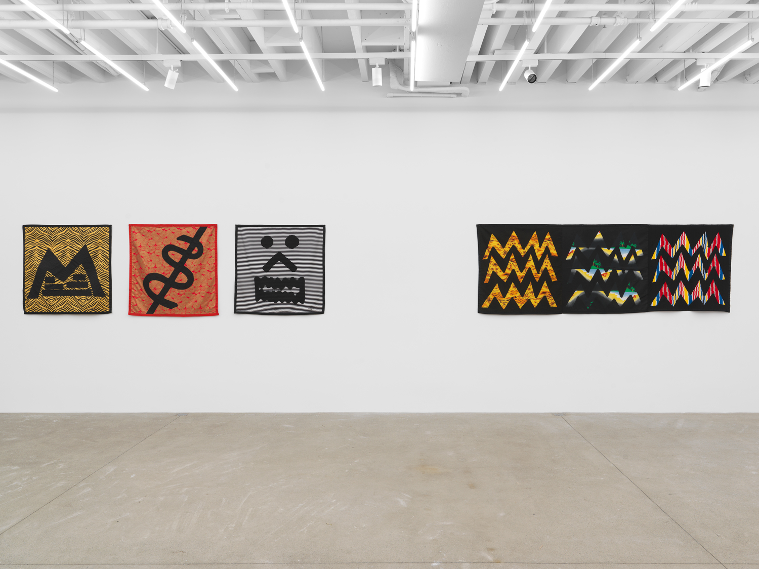 Installation view, Tina Girouard: Conflicting Evidence, Magenta Plains, New York, NY, 2024