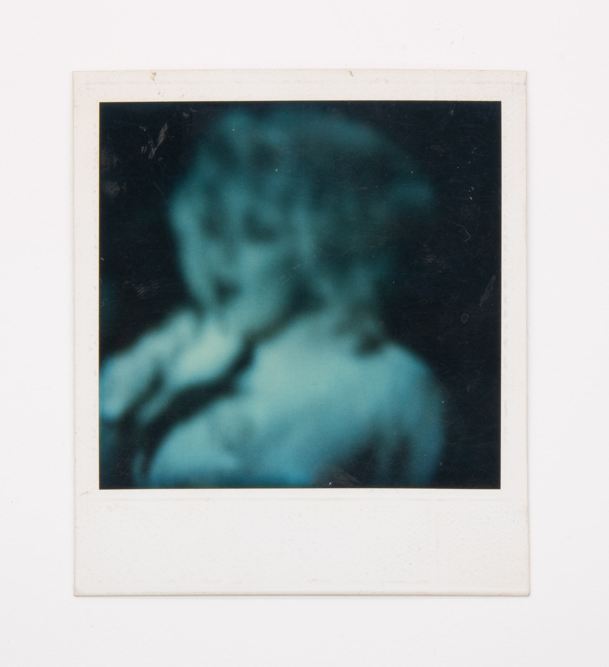 Barbara Ess, Dolly Parton on TV, 1978, Positive - Negative Polaroid, Unframed: 4 1/8 x 3 1/2 in., Framed: 11 x 9 x 1 1/2 in.
