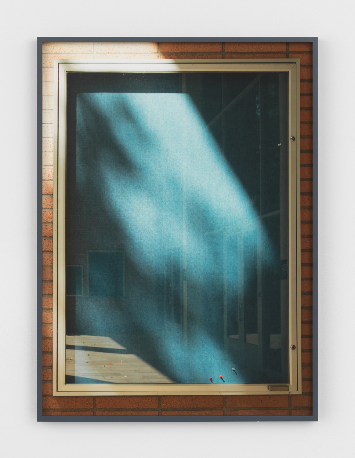 Jennifer Bolande, Bulletin Board (R) at 3:00pm, 2018, Archival Pigment Print, 36 5/8 x 26 1/2 x 1 1/2 in., Edition of 2 + 1 AP (#1/2)