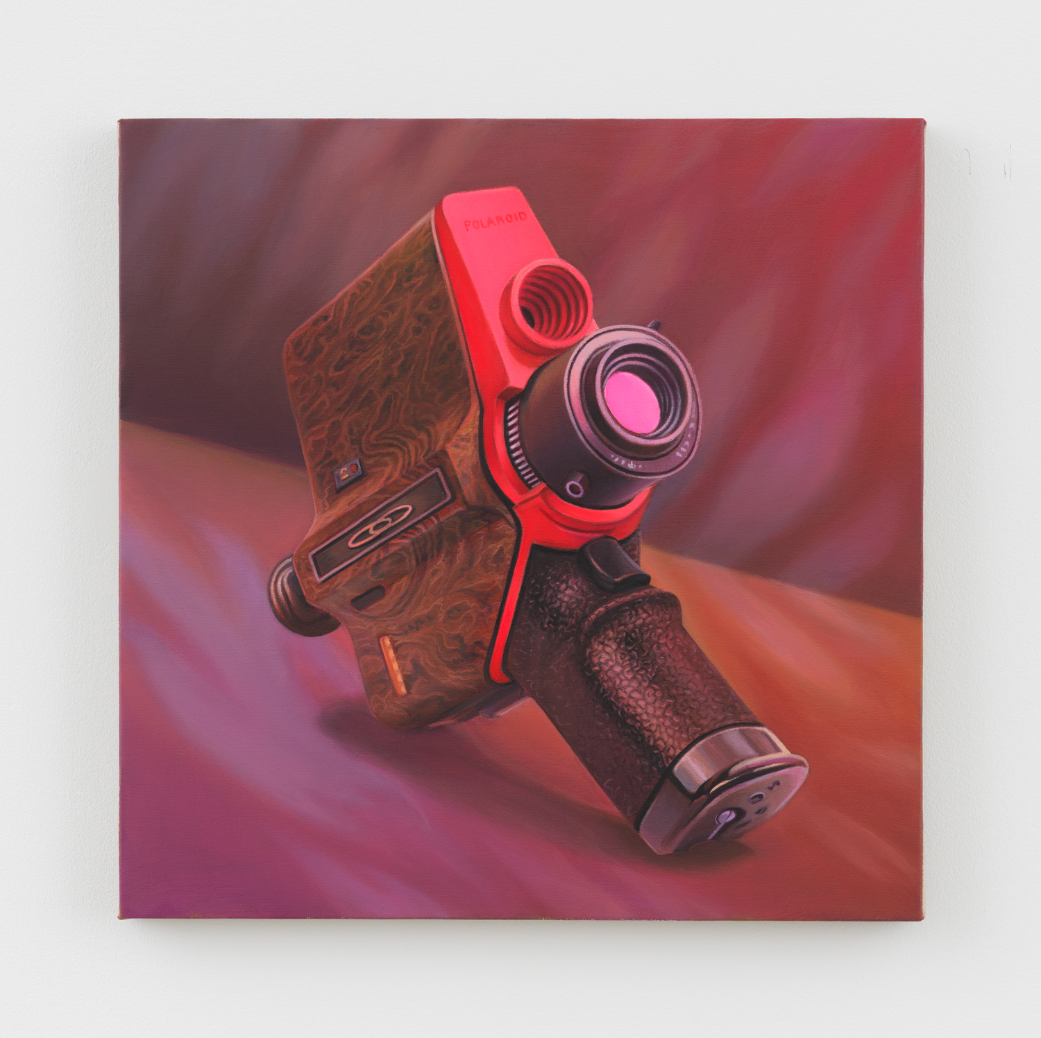 Chason Matthams, Untitled (Polavision), 2026, Oil on linen over panel, 16 x 16 in.