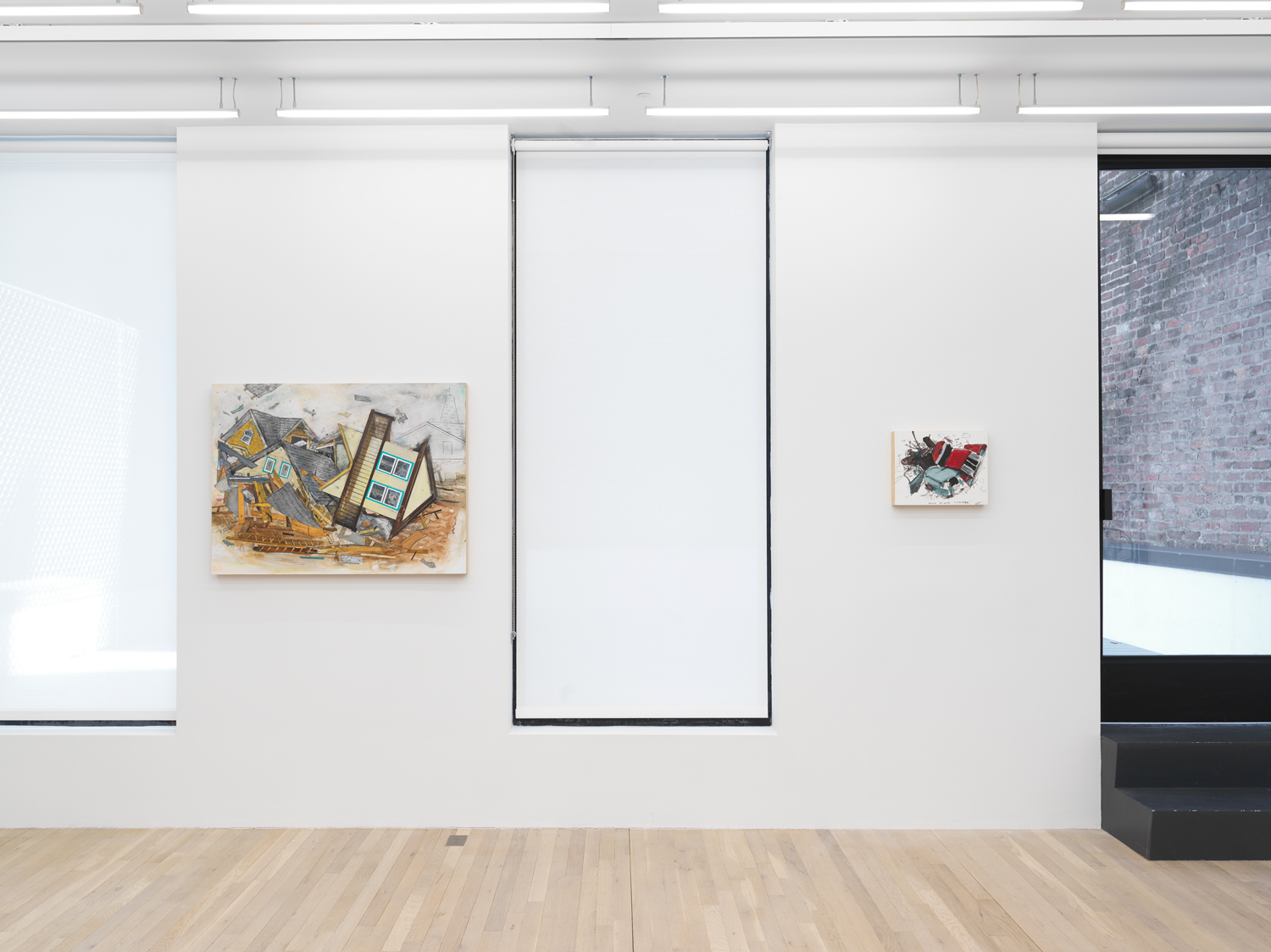 Installation view, William Wegman: A Number of Problems, Magenta Plains, New York, NY 2023.