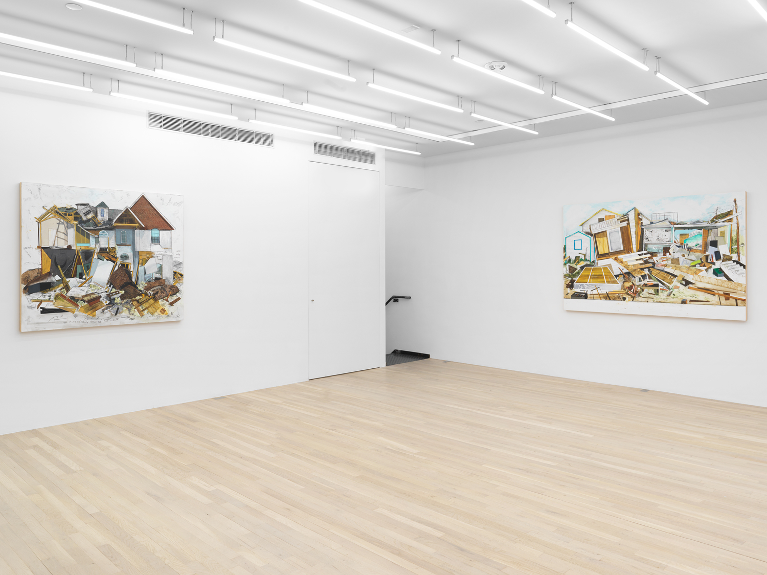 Installation view, William Wegman: A Number of Problems, Magenta Plains, New York, NY 2023.