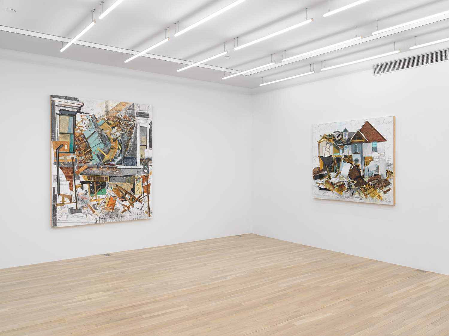 Installation view, William Wegman: A Number of Problems, Magenta Plains, New York, NY 2023.