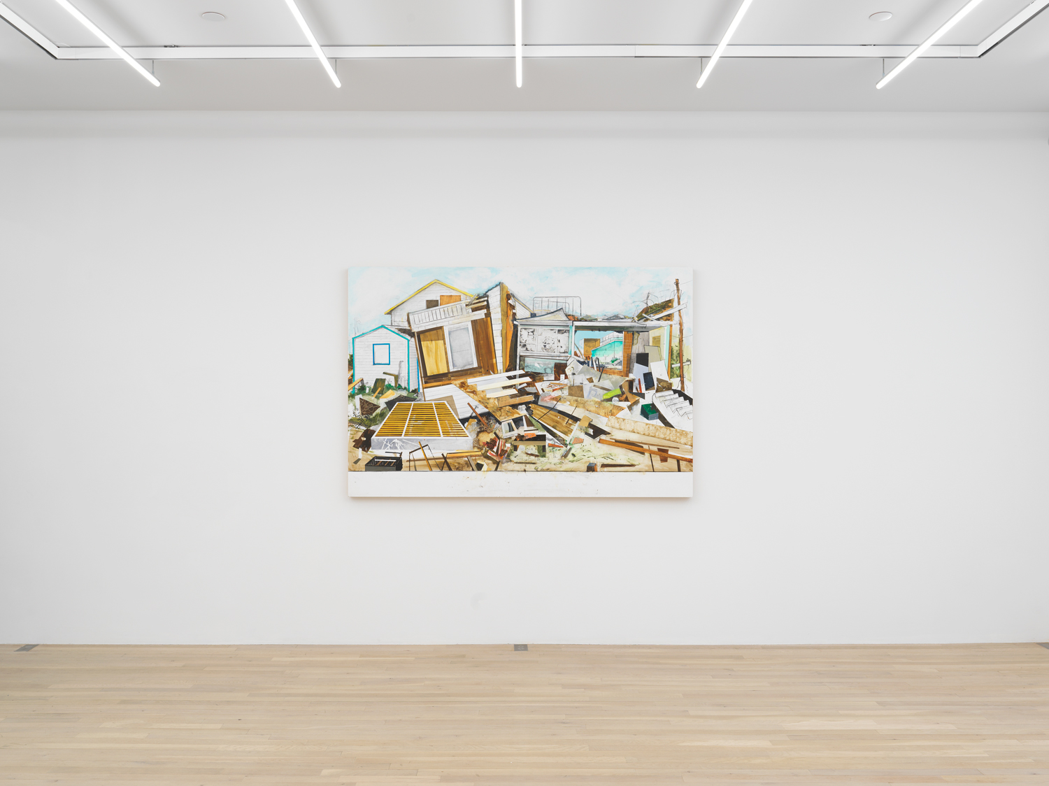 Installation view, William Wegman: A Number of Problems, Magenta Plains, New York, NY 2023.