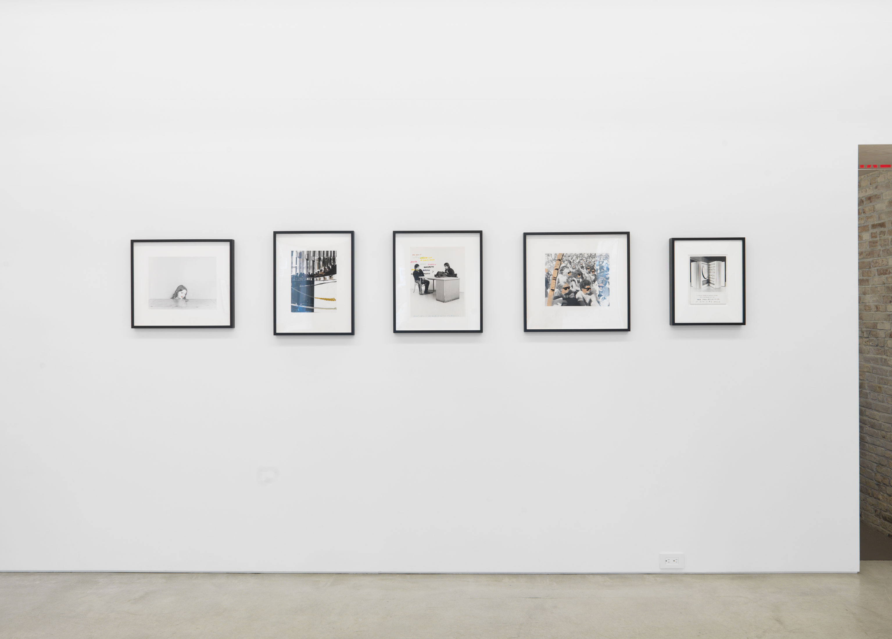 Installation view, William Wegman: Postcard Paintings, Magenta Plains, New York, NY, 2016