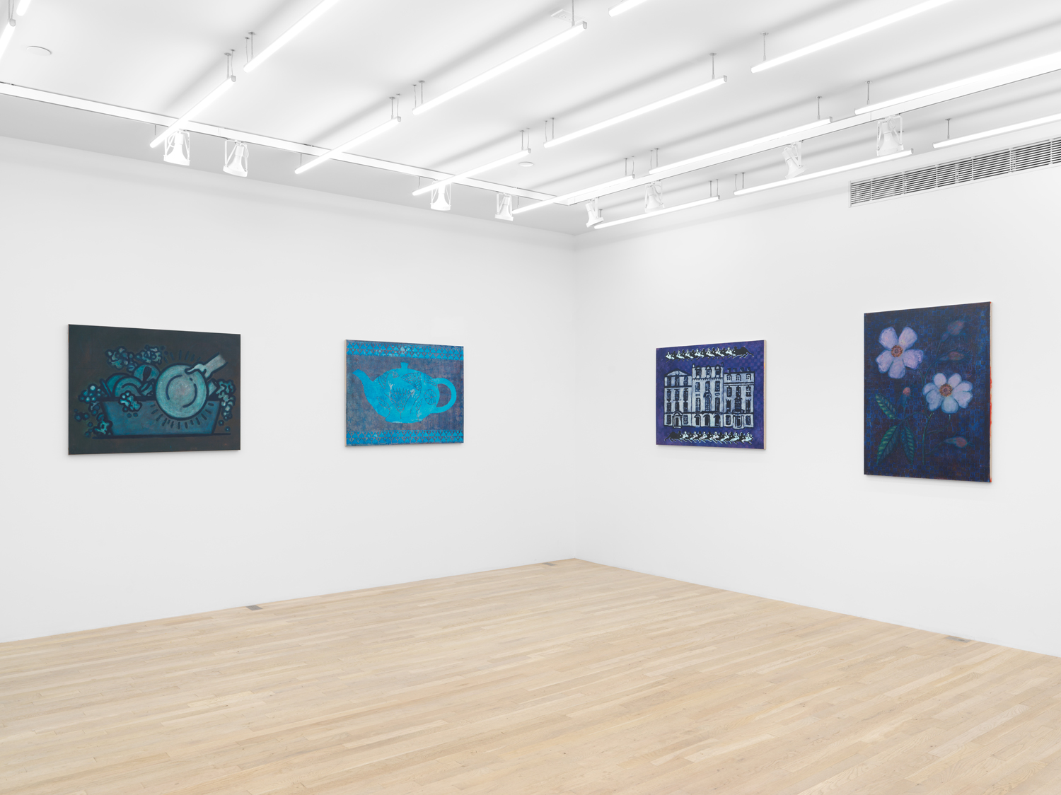 Installation view, Zach Bruder: Customary, Magenta Plains, New York, NY, 2025