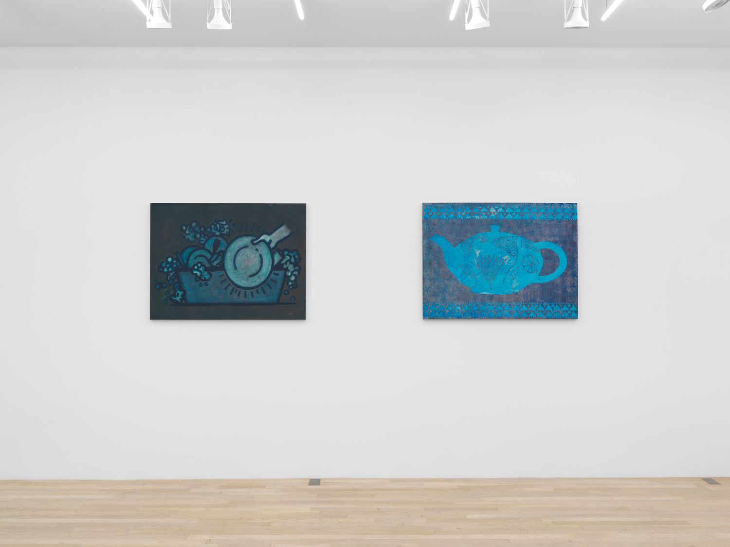 Installation view, Zach Bruder: Customary, Magenta Plains, New York, NY, 2025