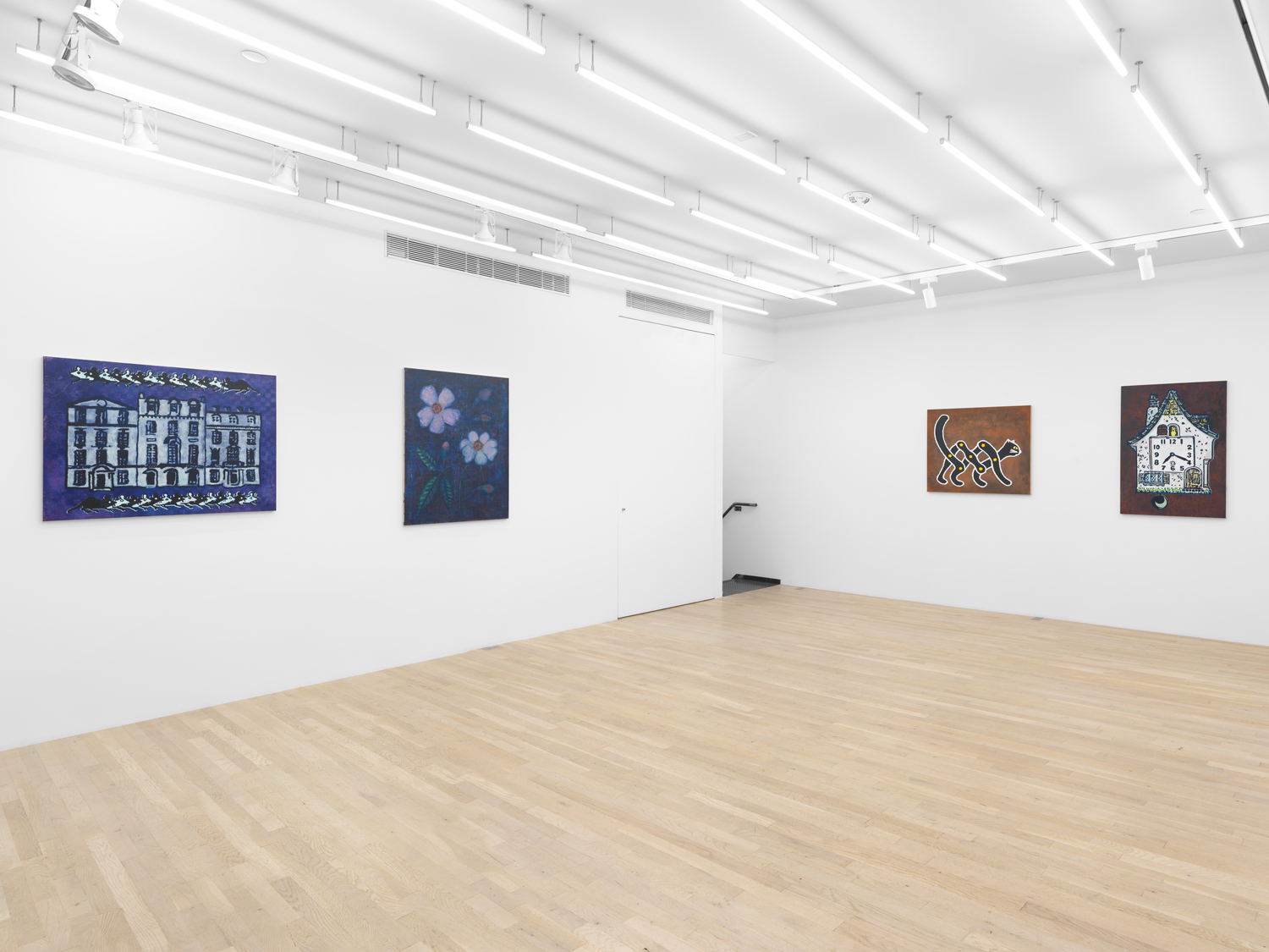 Installation view, Zach Bruder: Customary, Magenta Plains, New York, NY, 2025