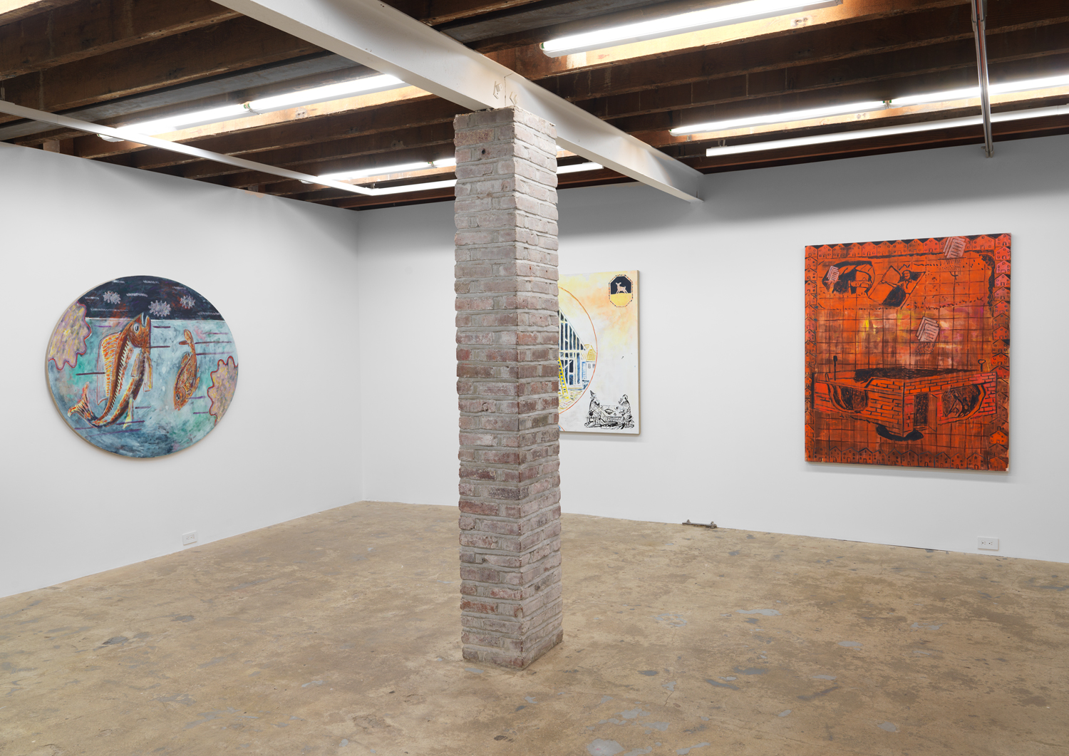 Installation view, Zach Bruder: Gone To Fair, Magenta Plains, New York, NY, 2020