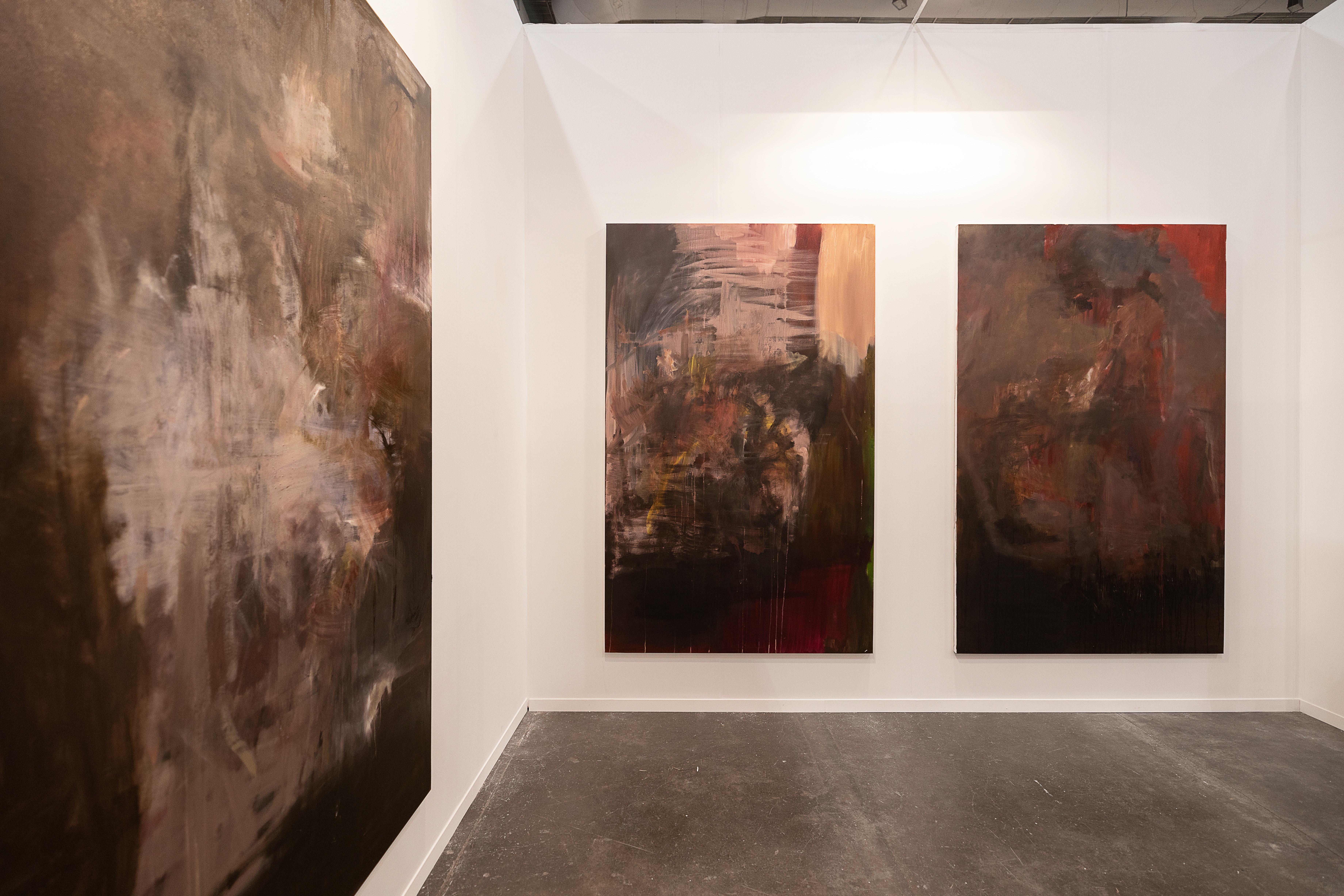 Installation view, Liza Lacroix, Magenta Plains at Zona Maco, Mexico City, MX 2024.